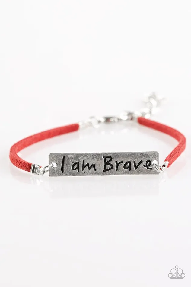 Bracelets Paparazzi Jewelry Paparazzi Bracelet Brave Spirit Red