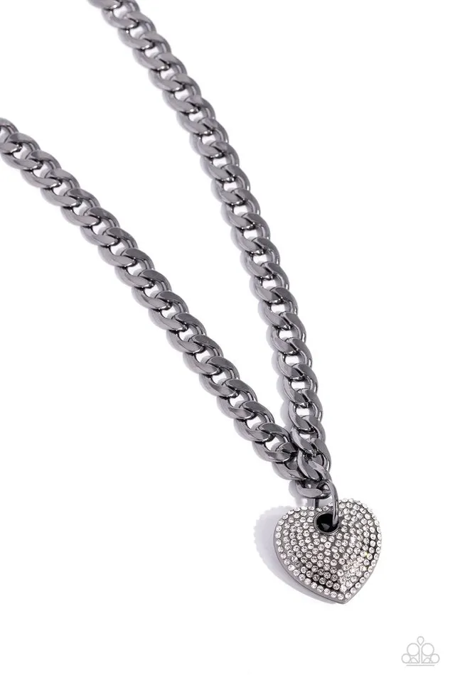 Paparazzi Jewelry Necklaces Paparazzi Necklace Ardent Affection Black Paparazzi Jewelry Necklaces Paparazzi Necklace Ardent Affection Black