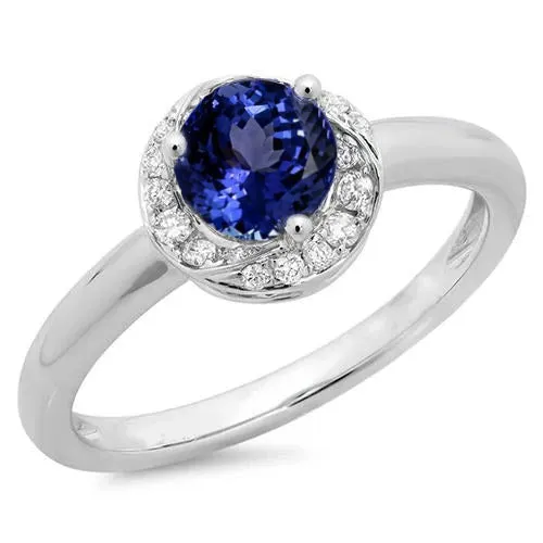 225 Carats Round Center Tanzanite Fancy Natural Earth Mined Diamond Ring New GB Rings 225 Carats Round Center Tanzanite Fancy Natural Earth Mined Diamond Ring New GB Rings
