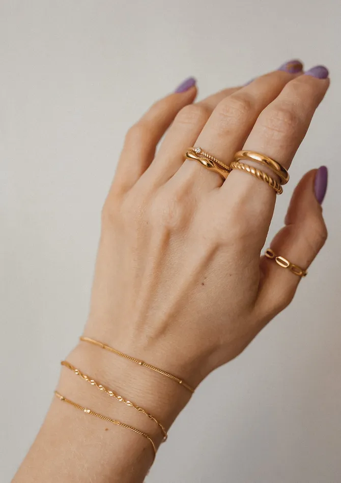 Hey Happiness Fine Singapore Chain Bracelet Sterling Silver Bracelets