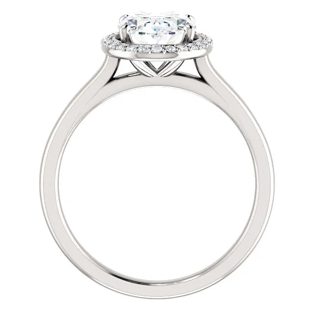 Rings GB Natural Earth Mined Diamond Oval Ring 250 Carats Halo White Gold 14K Rings GB Natural Earth Mined Diamond Oval Ring 250 Carats Halo White Gold 14K