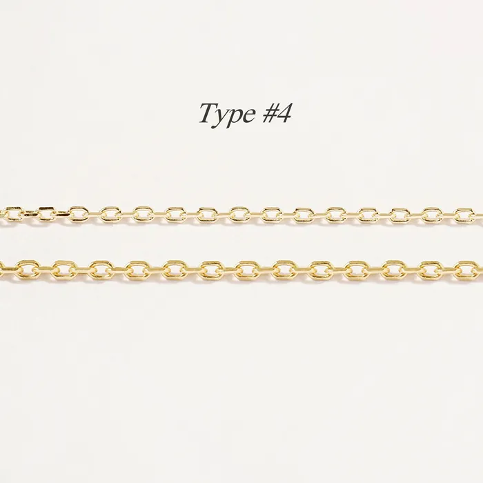 14K gold chain necklace 6 different types of Chain MinimalBijoux Necklaces