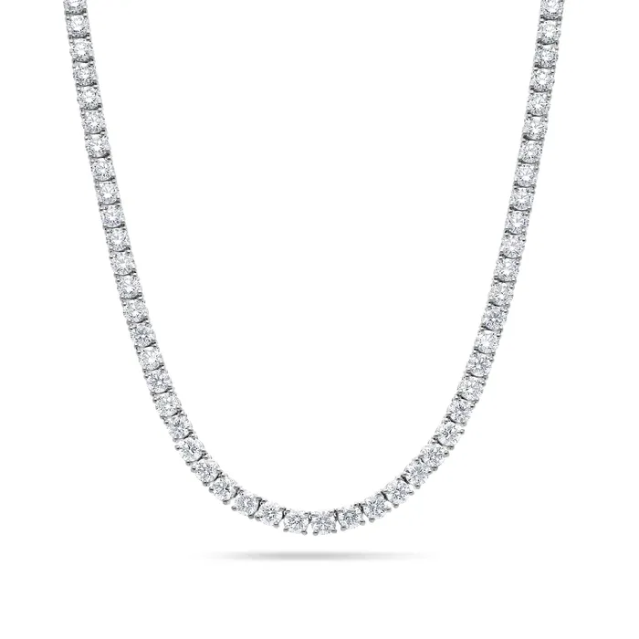 Necklaces IF Co Vincent Diamond Tennis Necklace 15Point Necklaces IF Co Vincent Diamond Tennis Necklace 15Point