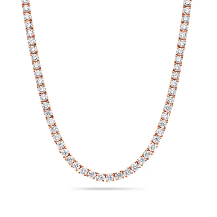 Necklaces IF Co Vincent Diamond Tennis Necklace 15Point Necklaces IF Co Vincent Diamond Tennis Necklace 15Point