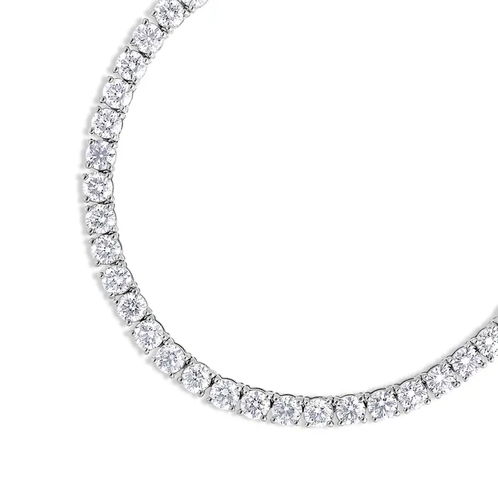 Necklaces IF Co Vincent Diamond Tennis Necklace 15Point Necklaces IF Co Vincent Diamond Tennis Necklace 15Point
