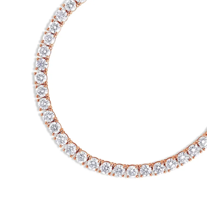 Necklaces IF Co Vincent Diamond Tennis Necklace 15Point Necklaces IF Co Vincent Diamond Tennis Necklace 15Point