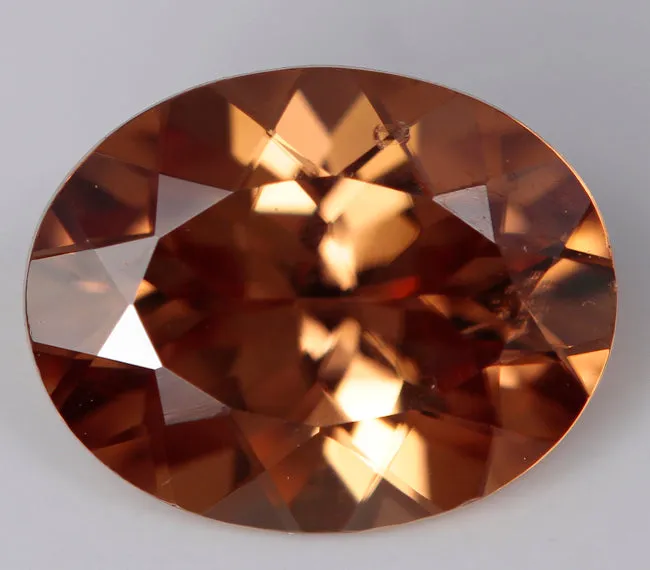 Oval Cut Imperial Zircon Gemstone 315 Carats Moriartys Gem Art Rings