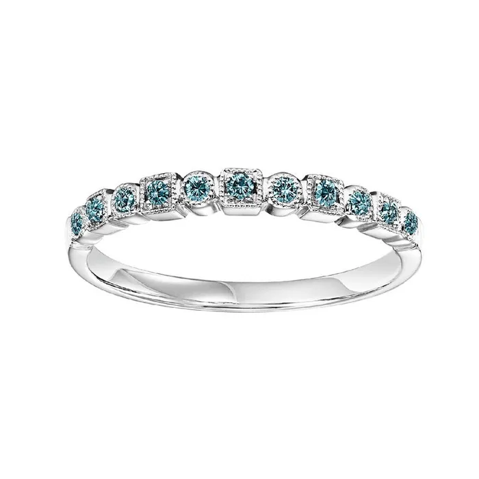 10K White Gold Mix Prong Colored Diamond Band 110CT International Diamond Center Rings 10K White Gold Mix Prong Colored Diamond Band 110CT International Diamond Center Rings