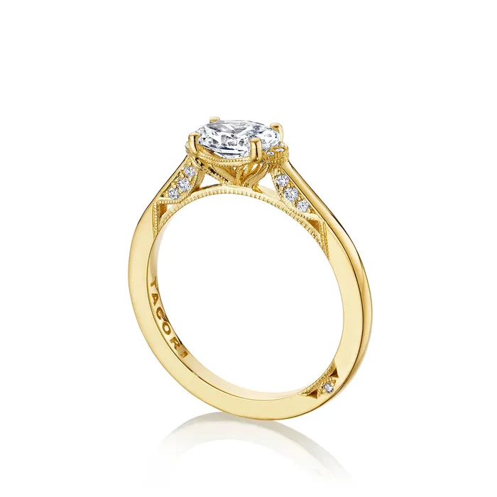 International Diamond Center Tacori 18k Yellow Gold Simply Tacori Oval Diamond Engagement Ring Setting 01 CTW Rings International Diamond Center Tacori 18k Yellow Gold Simply Tacori Oval Diamond Engagement Ring Setting 01 CTW Rings