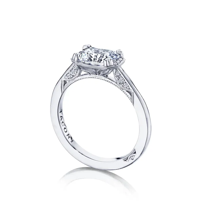 Tacori 18k White Gold Simply Tacori Engagement Ring Setting 011 CTW International Diamond Center Rings Tacori 18k White Gold Simply Tacori Engagement Ring Setting 011 CTW International Diamond Center Rings