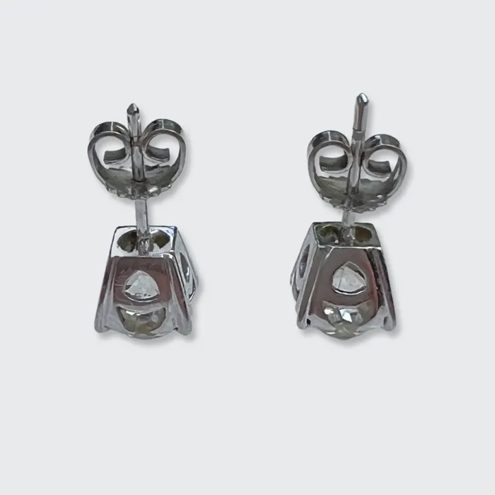 21stfinds Earrings Old MineCut Diamond Stud Earrings 257 carats combined 21stfinds Earrings Old MineCut Diamond Stud Earrings 257 carats combined