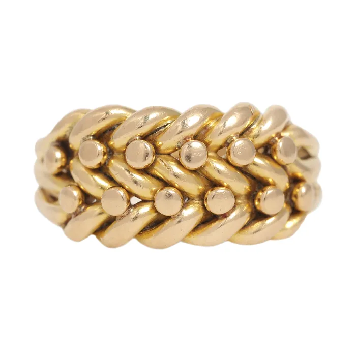Antique Vintage Jewelry Love Knot Keeper Ring Rings