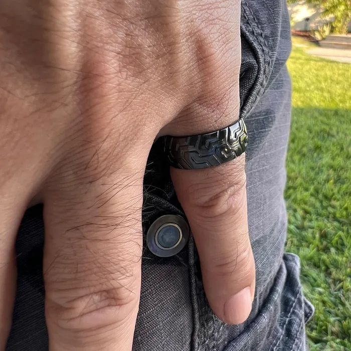 Black Zirconium Sports Car Biker Motorcycle Tire Tread Ring Bling Cartel Rings Black Zirconium Sports Car Biker Motorcycle Tire Tread Ring Bling Cartel Rings