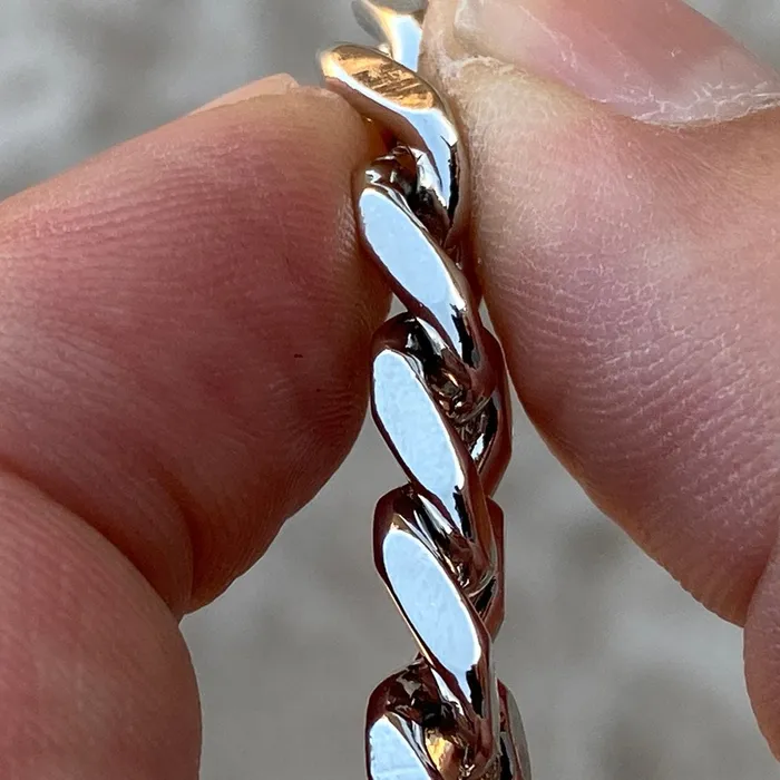 Bling Cartel Admin Necklaces Huge Rounded Crucifix Cross Silver Tone Cuban Link Iced Chain Necklace 30