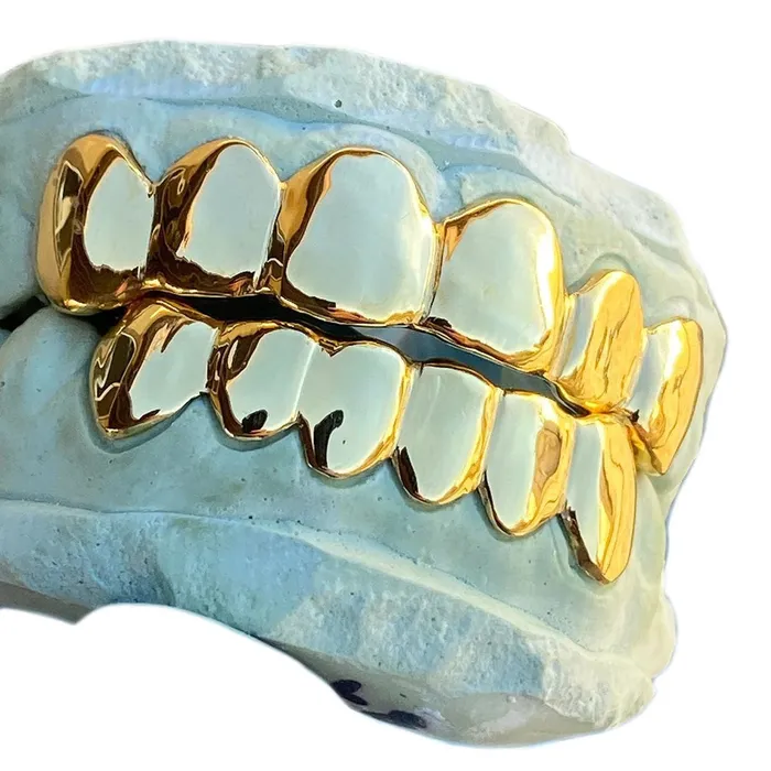Bling Cartel Admin Rings Gold Plated over Solid 925 Sterling Silver Plain Custom Grillz