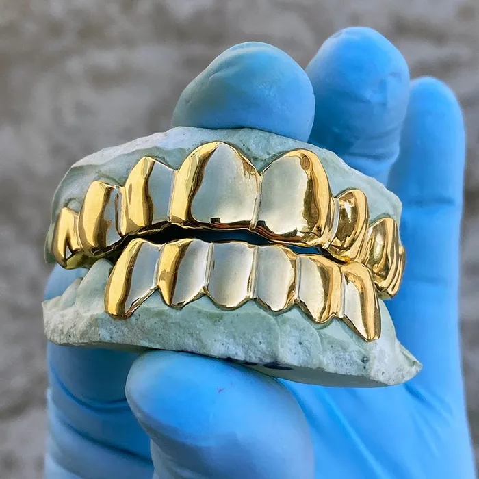 Bling Cartel Admin Rings Gold Plated over Solid 925 Sterling Silver Plain Custom Grillz