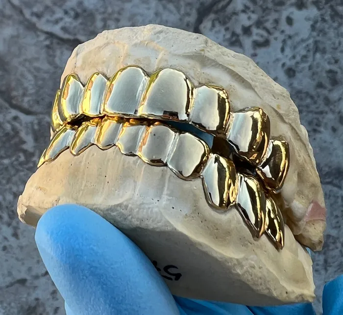 Bling Cartel Admin Rings Gold Plated over Solid 925 Sterling Silver Plain Custom Grillz