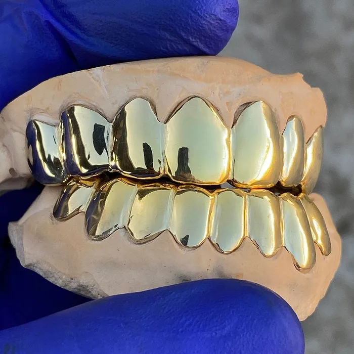 Bling Cartel Admin Rings Gold Plated over Solid 925 Sterling Silver Plain Custom Grillz