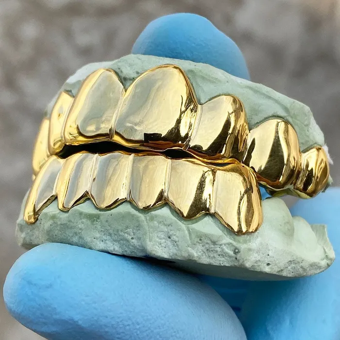 Bling Cartel Admin Rings Gold Plated over Solid 925 Sterling Silver Plain Custom Grillz