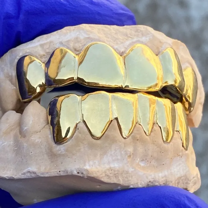 Bling Cartel Admin Rings Gold Plated over Solid 925 Sterling Silver Plain Custom Grillz