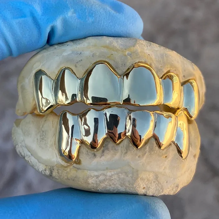 Bling Cartel Admin Rings Gold Plated over Solid 925 Sterling Silver Plain Custom Grillz