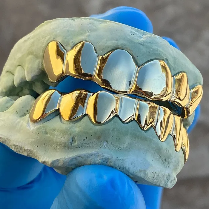 Bling Cartel Admin Rings Gold Plated over Solid 925 Sterling Silver Plain Custom Grillz