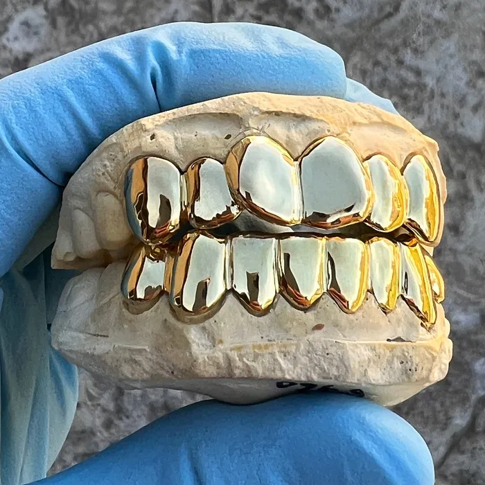Bling Cartel Admin Rings Gold Plated over Solid 925 Sterling Silver Plain Custom Grillz