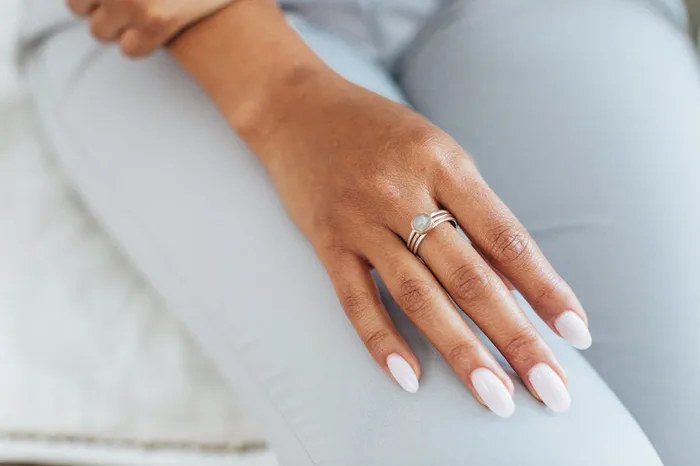 closebymejewelry Rings 8mm Circle Stacking Cremation Ring in 14K Yellow Gold