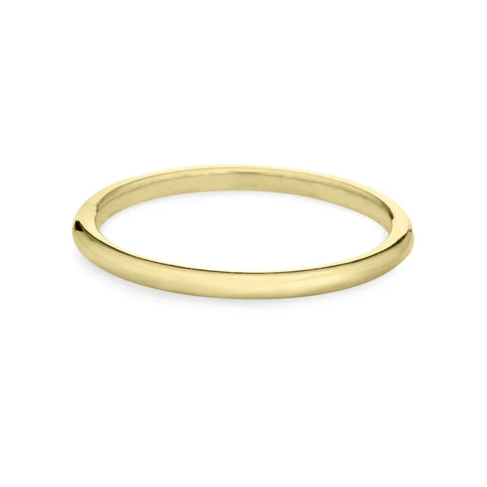 Companion Stacking Ring in 14K Gold closebymejewelry Rings