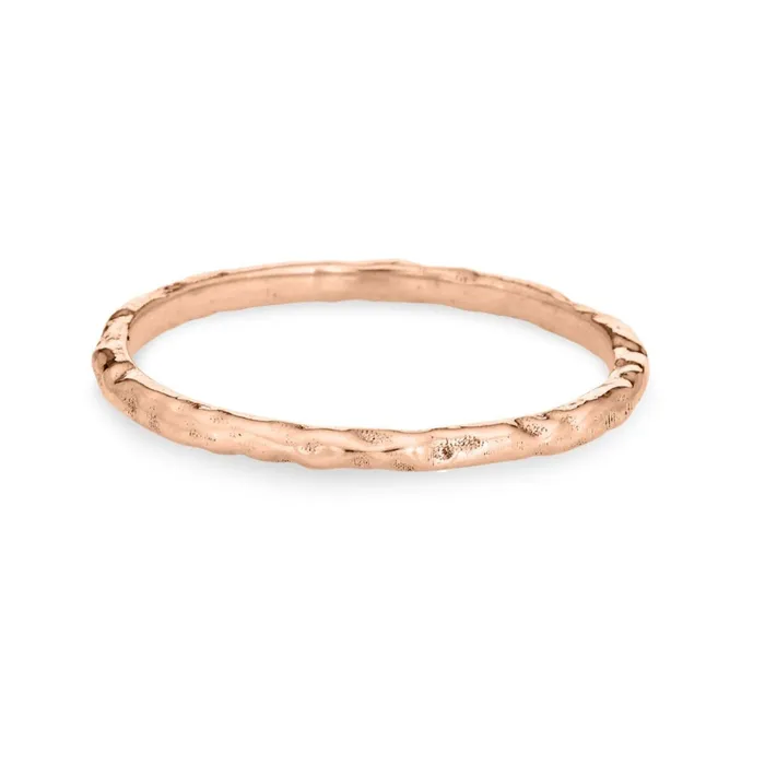 Companion Stacking Ring in 14K Gold closebymejewelry Rings