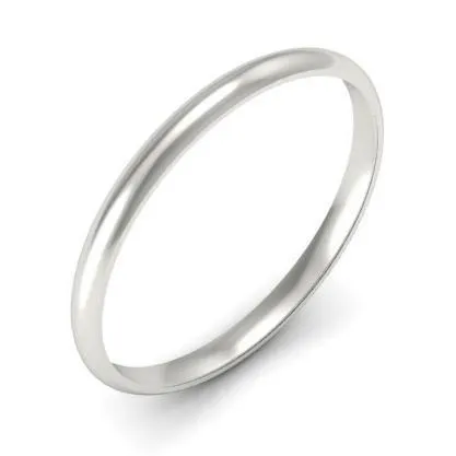deBebians Rings Thin Platinum Wedding Ring 2mm