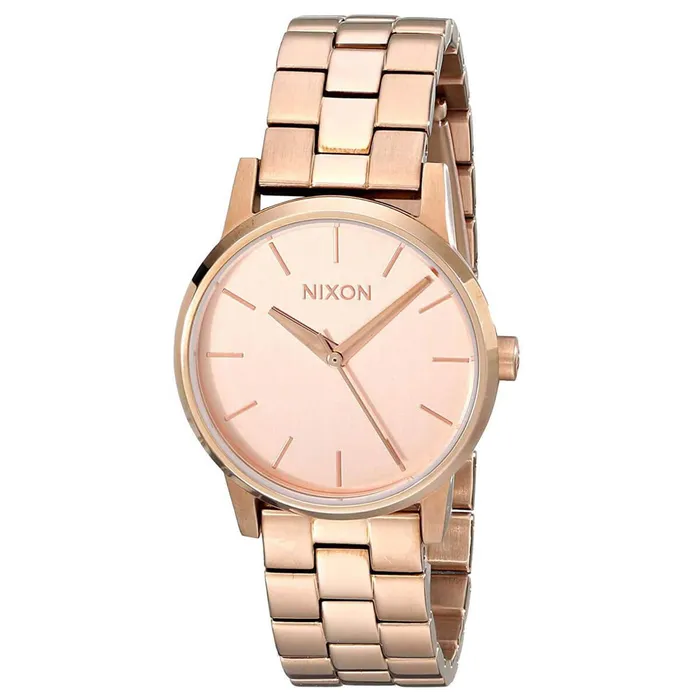 Nixon Womens Quartz Watch Kensington Rose Gold Stainless Steel Bracelet A361897 NIXON Bracelets