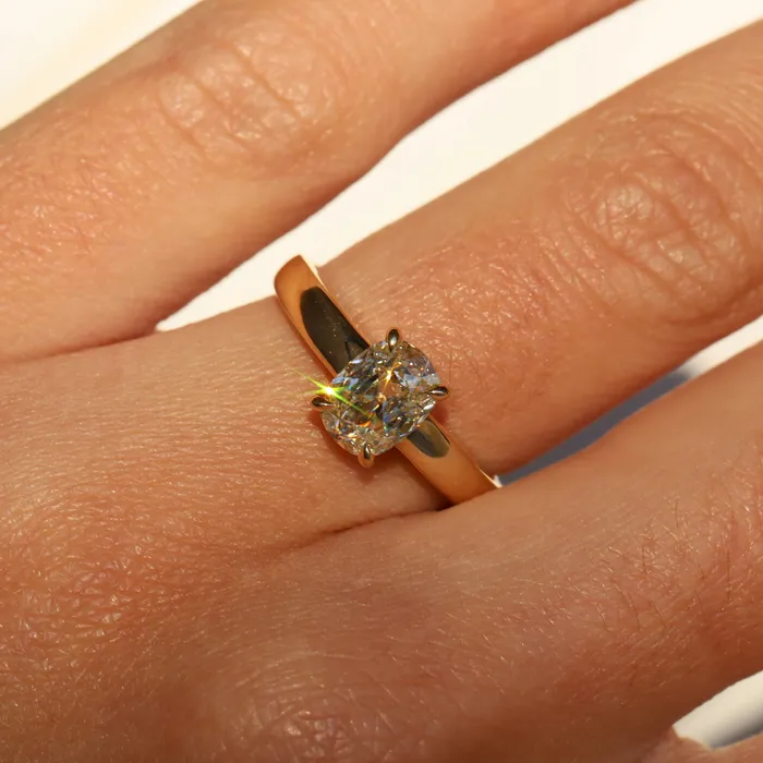 Rings 075ct Cushion Cut Diamond Marrow Fine Rings 075ct Cushion Cut Diamond Marrow Fine