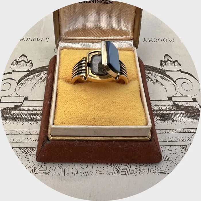Rings 21stfinds Victorian Memorial Locket Ring