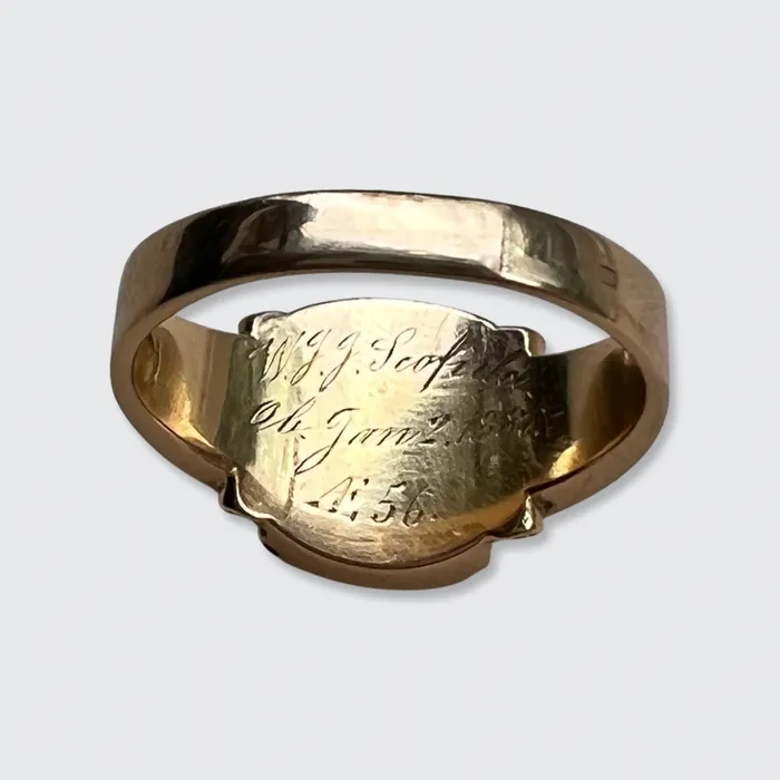 Rings 21stfinds Victorian Memorial Locket Ring