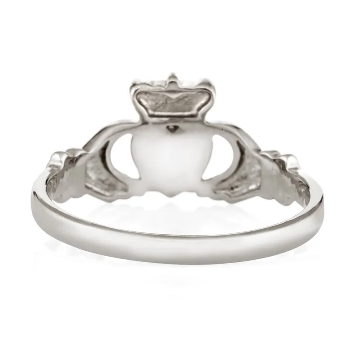 Rings closebymejewelry Claddagh Cremation Ring in Sterling Silver