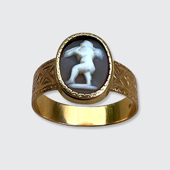 Victorian Musical Cherub Cameo Ring 21stfinds Rings Victorian Musical Cherub Cameo Ring 21stfinds Rings