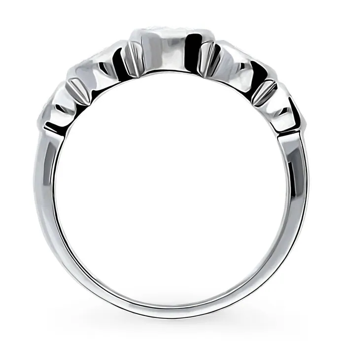5Stone CZ Ring in Sterling Silver BERRICLE Rings