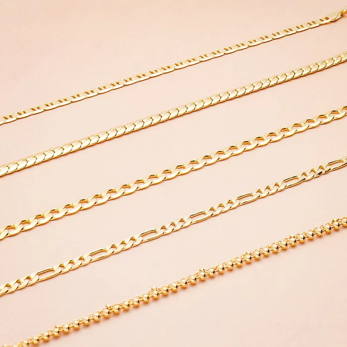 BERRICLE Bracelets Mariner Chain Anklet Ankle Bracelet in Base Metal