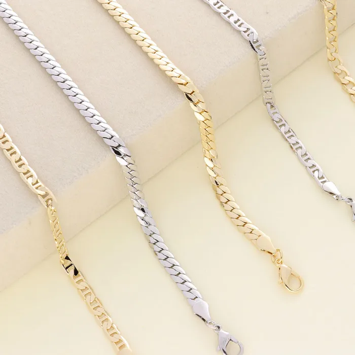 BERRICLE Bracelets Mariner Chain Anklet Ankle Bracelet in Base Metal