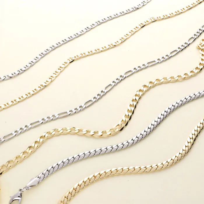 BERRICLE Bracelets Mariner Chain Anklet Ankle Bracelet in Base Metal