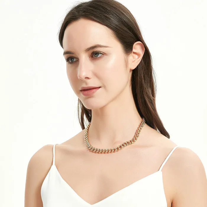 BERRICLE Necklaces Lightweight Curb Chain Necklace 9mm