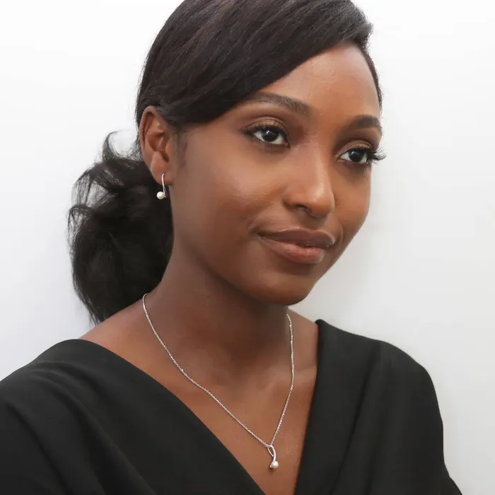 BERRICLE Solitaire Cultured Pearl Necklace in Sterling Silver Necklaces