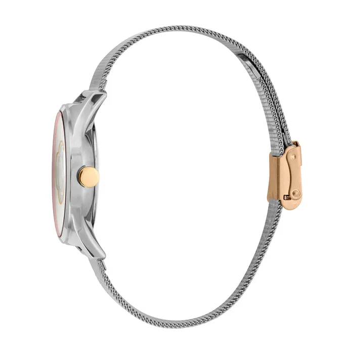 Bracelets Esprit Esprit Ladies Stainless Steel Watch White Dial Mesh Bracelet