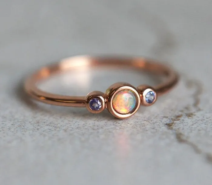 Capucinne Rings Rania Opal Ring