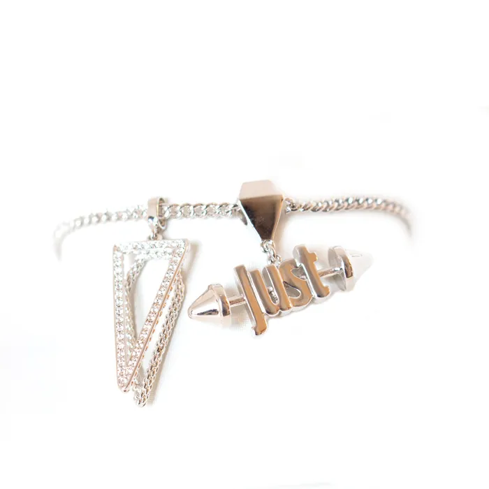Just Cavalli Bracelet With Just Triangle Charm Just Cavalli Bracelets