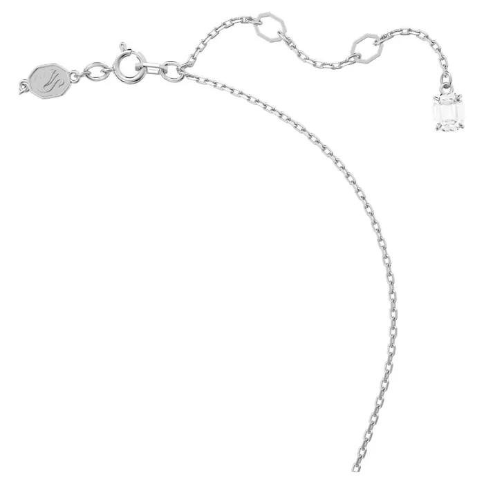 Necklaces Swarovski Swarovski Matrix pendant Mixed cuts Heart White Rhodium plated