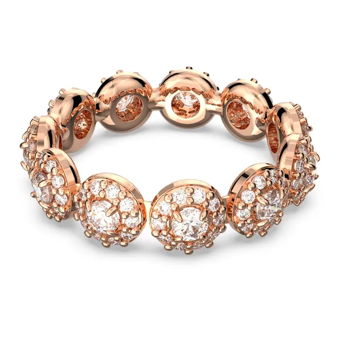 Swarovski Rings Swarovski Constella Ring Round cut White Rose GoldTone Plated Size58 Swarovski Rings Swarovski Constella Ring Round cut White Rose GoldTone Plated Size58
