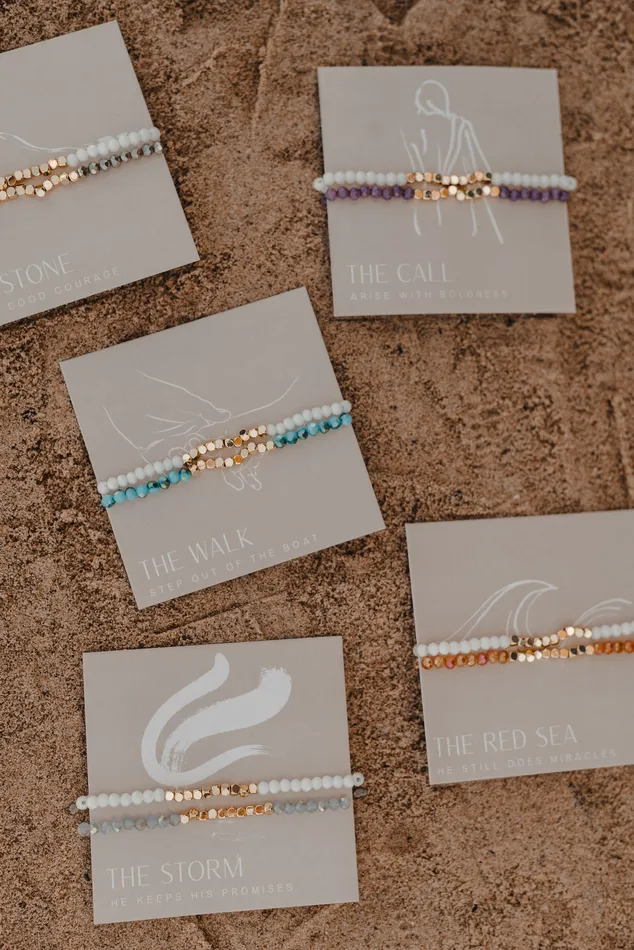 The Stone Bracelet Set Dear Heart Bracelets