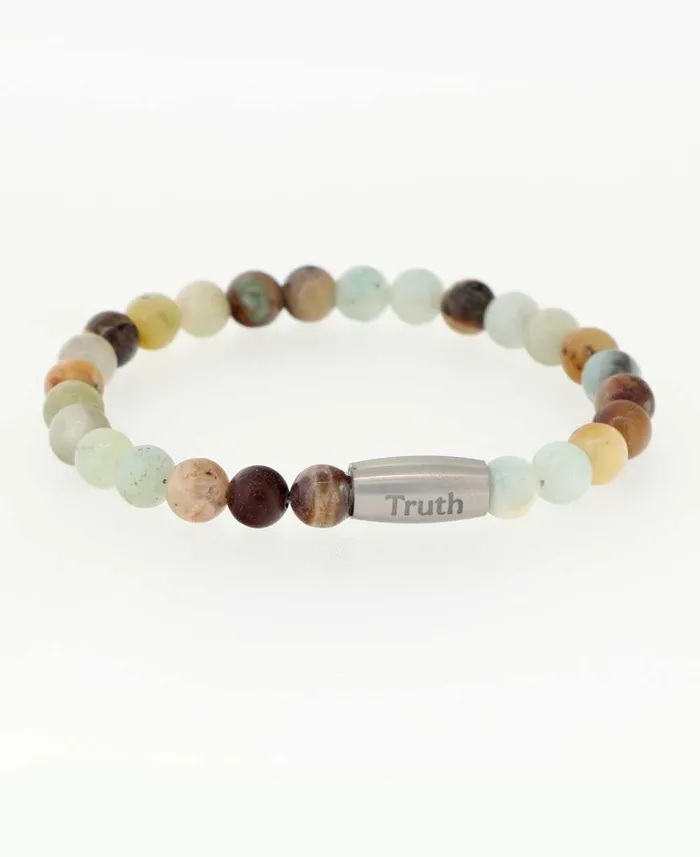 Buddha Groove Bracelets Truth Amazonite Gemstone Bracelet